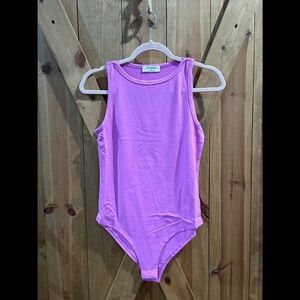 NEW Zenana Boat Neck Bodysuit in Mauve